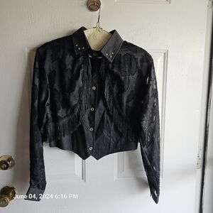 Womens Vintage Western Shirt Size Small